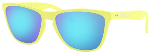 35th Anniversary Frogskins in Matte Neon Yellow / Prizm Sapphire Iridium