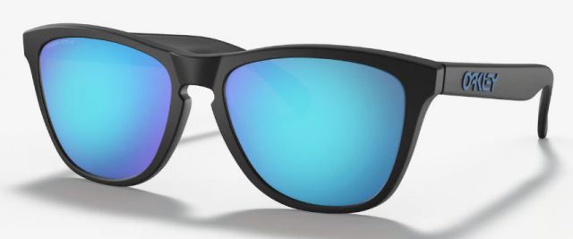 Collectors Frogskins (AF) in Matte Black / Prizm Sapphire Iridium