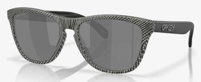 Collectors Frogskins (AF) in Matte Grey Ink Fingerprint / Prizm Black Iridium