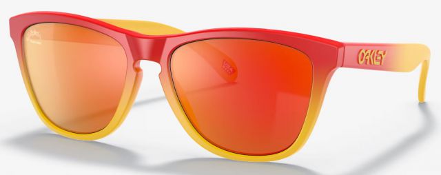Collectors Frogskins (AF) in Red/Yellow Fade / Prizm Ruby Iridium