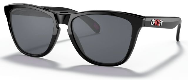 Collectors Frogskins (AF) in Polished Black w/White-Red Icon / Prizm Grey