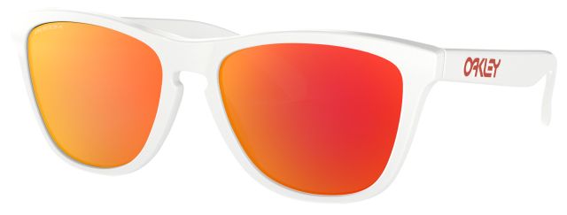 Collectors Frogskins (AF) in Polished White / Prizm Ruby Iridium