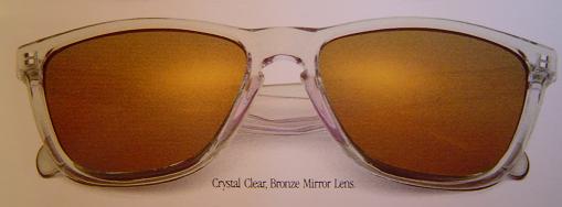 Frogskins (Gen 1) in Crystal Clear / Bronze Mirror