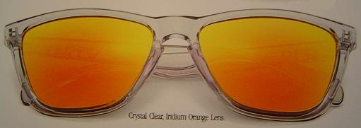 Frogskins (Gen 1) in Crystal Clear / Orange Iridium