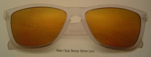 Frogskins (Gen 1) in Matte Clear / Bronze Mirror