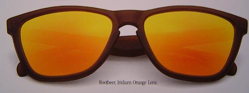 Frogskins (Gen 1) in Rootbeer / Orange Iridium