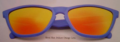 Frogskins (Gen 1) in Royal Blue / Orange Iridium