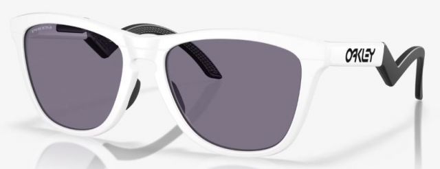 Frogskins Hybrid in Matte White / Prizm Grey