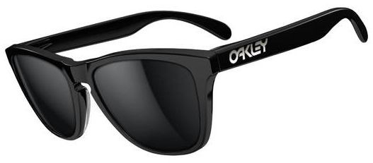 Frogskins LX (AF) in Polished Black / Black Iridium