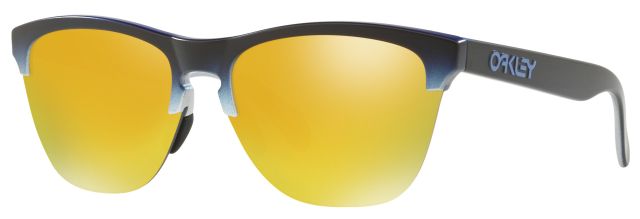 Frogskins Lite in Black/Black Fade-Silver / 24K Gold Iridium