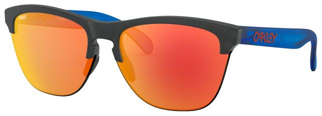 Frogskins Lite in Matte Crystal Black / Prizm Ruby Iridium