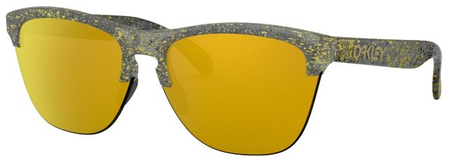 Frogskins Lite in Splatter Crystal Black / 24k Iridium Polarized