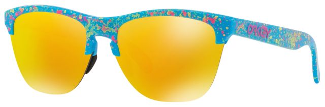 Frogskins Lite in Splatter Sky Blue / Fire Iridium