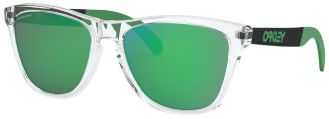 Frogskins Mix in Polished Clear w/Black-Green / Prizm Jade Iridium