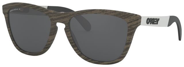Frogskins Mix in Woodgrain / Prizm Black Iridium Polarized