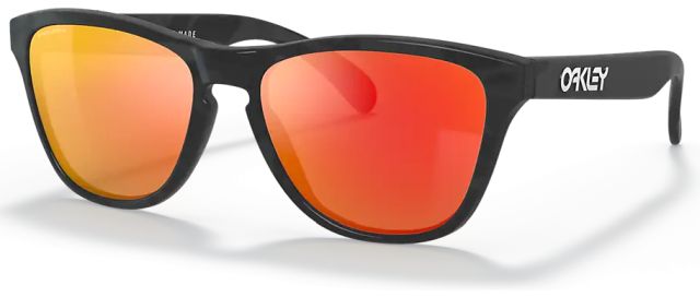 Frogskins XS in Matte Black Camo / Prizm Ruby Iridium