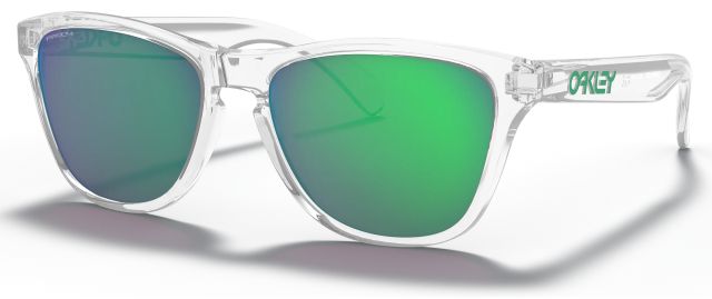Frogskins XS in Polished Clear / Prizm Jade Iridium