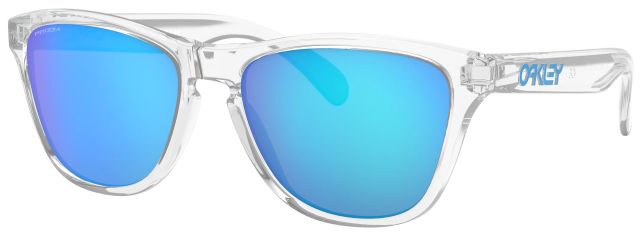 Frogskins XS in Polished Clear / Prizm Sapphire Iridium