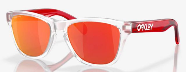 Frogskins XXS in Matte Clear / Prizm Ruby Iridium