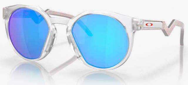 HSTN M in Matte Clear / Prizm Sapphire Iridium