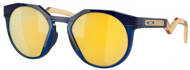 HSTN M in Navy/Transparent Blue / 24K Gold Iridium Polarized