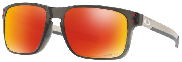Holbrook Mix in Grey Smoke / Prizm Ruby Iridium Polarized