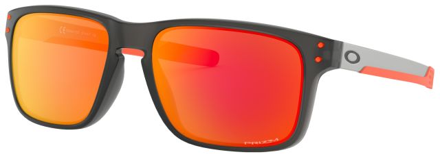 Holbrook Mix in Matte Grey Smoke / Prizm Ruby Iridium