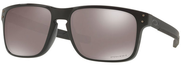 Holbrook Mix in Polished Black / Prizm Black Iridium Polarized