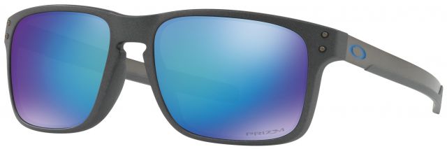 Holbrook Mix in Steel / Prizm Sapphire Iridium Polarized