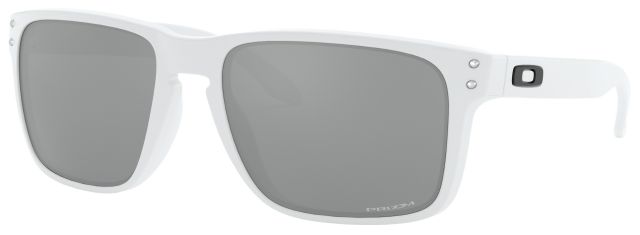 Holbrook XL in Matte White / Prizm Black Iridium
