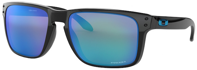 Holbrook XL in Polished Black / Prizm Sapphire Iridium