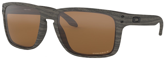 Holbrook XL in Woodgrain / Prizm Tungsten Polarized