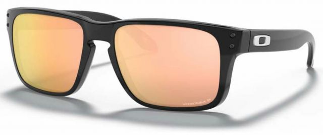 Holbrook XS in Polished Black / Prizm Rose Gold Polarized