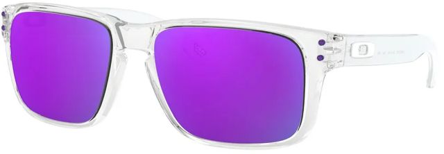 Holbrook XS in Polished Clear / Violet Iridium