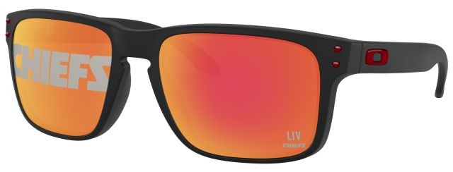 Holbrook in Matte Black / Prizm Ruby Iridium