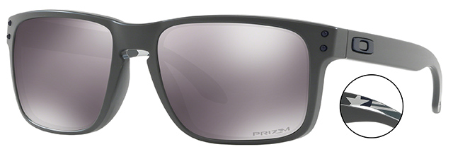 Holbrook in Matte Dark Grey (USAF) / Prizm Black Iridium