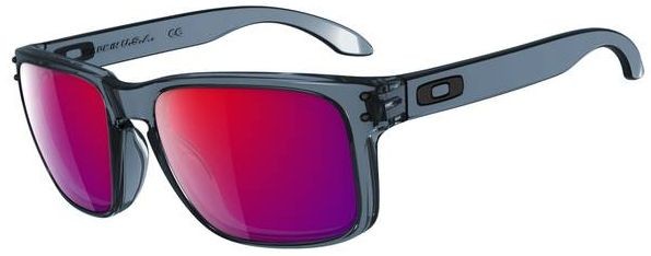 Holbrook in Crystal Black / +Red Iridium