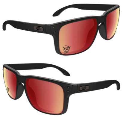 Holbrook in Matte Black / Ruby Iridium Polarized