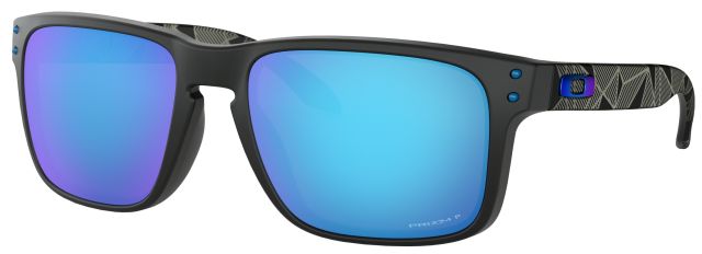 Holbrook (AF) in Matte Black Prizmatic / Prizm Sapphire Iridium Polarized