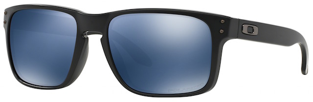 Holbrook in Matte Black / Ice Iridium Polarized