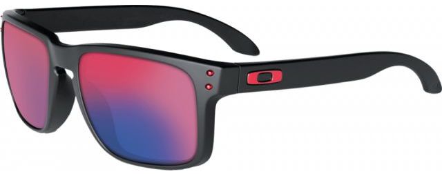 Holbrook in Matte Black / OO Red Iridium Polarized