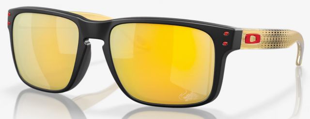 Holbrook in Matte Black / Prizm 24k Polarized