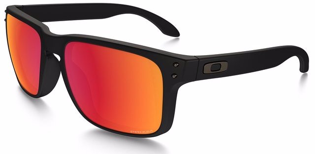 Holbrook in Matte Black / Prizm Ruby Iridium