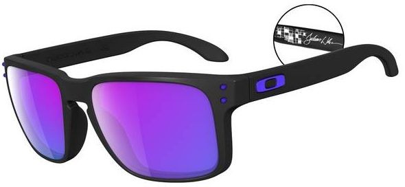 Holbrook in Matte Black / Violet Iridium