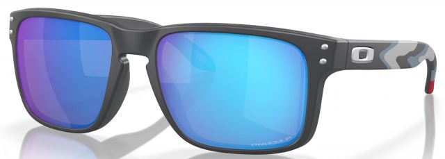 Holbrook in Matte Carbon / Prizm Sapphire Iridium
