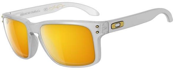 Holbrook in Matte Clear / 24K Gold Iridium Polarized