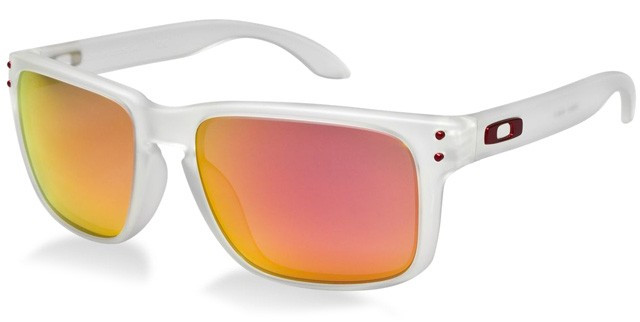 Holbrook in Matte Clear / Ruby Iridium