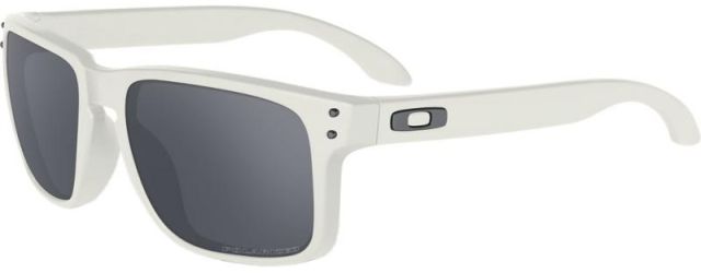 Holbrook in Matte Cloud / Black Iridium Polarized