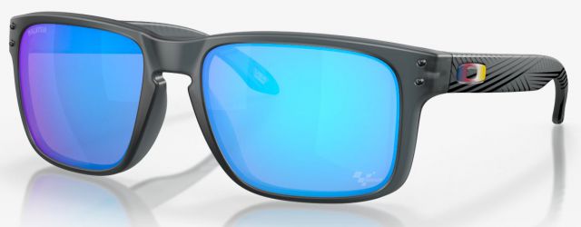 Holbrook in Matte Crystal Black / Prizm Sapphire Iridium