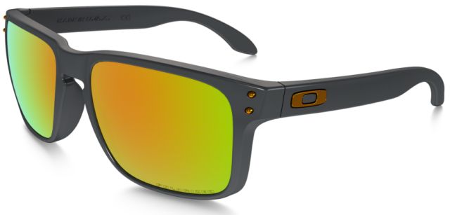 Holbrook in Matte Dark Grey / Fire Iridium Polarized